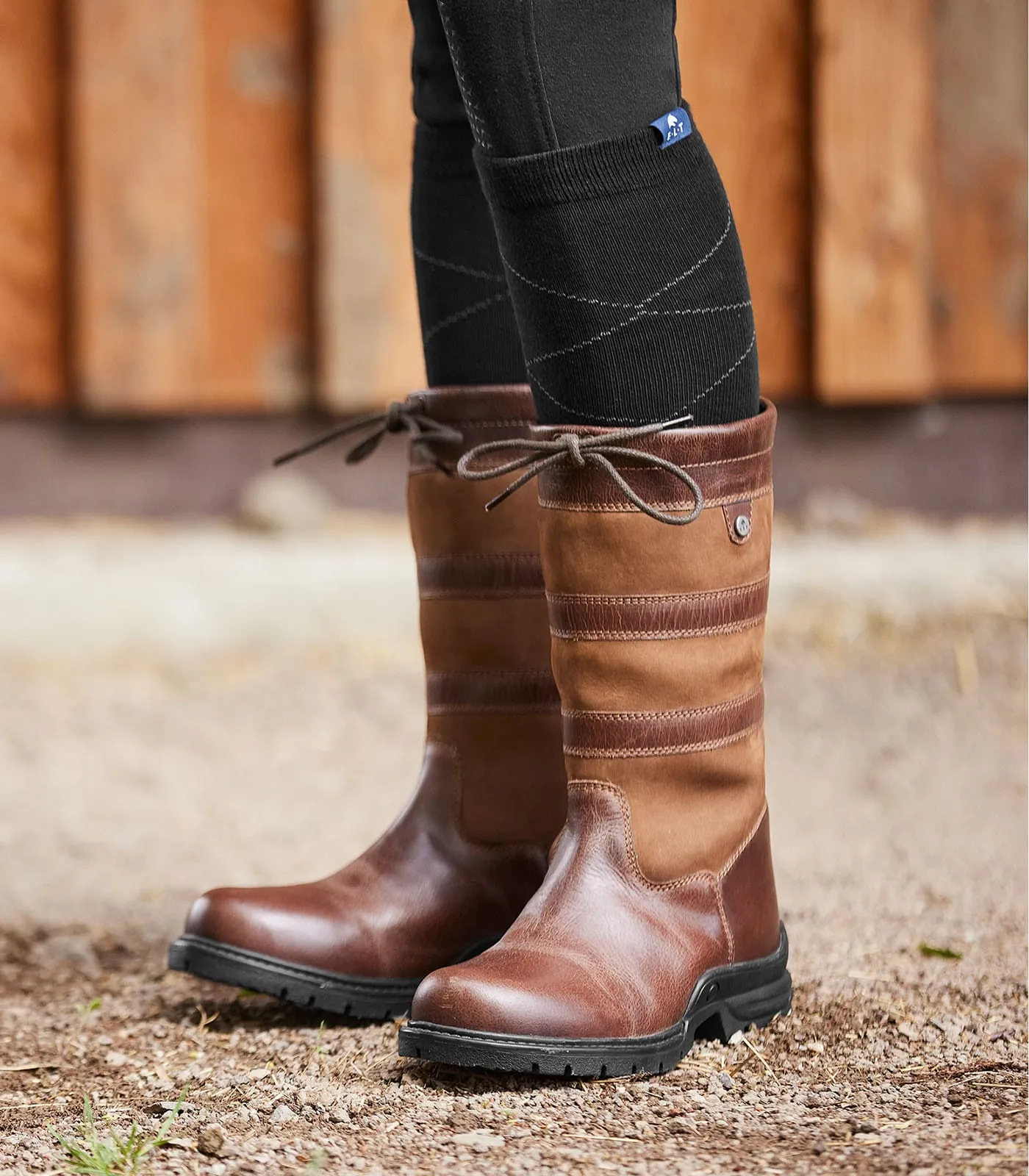 Stivali Cavallo Bambina Stivali Equitazione Kent In Microfibra